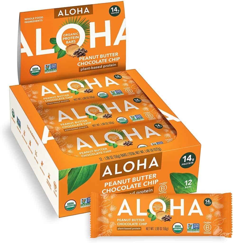 Image of: Aloha Peanut Butter Chocolate Chip Plant-based protein