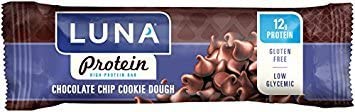 Image of: Luna Protein Bar Chocolate Chip Cookie Dough