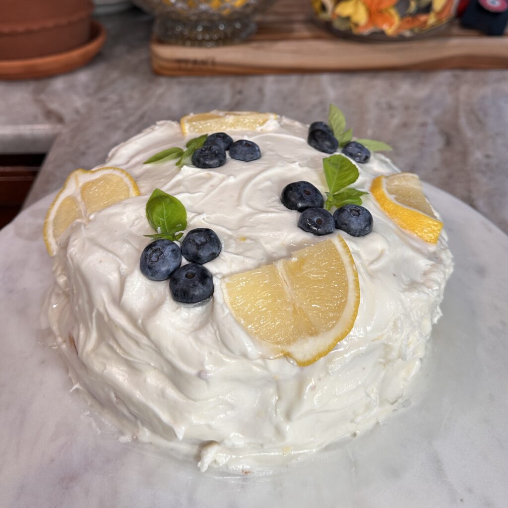 lemon blueberry cake