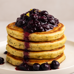lemon blueberry pancakes recipe