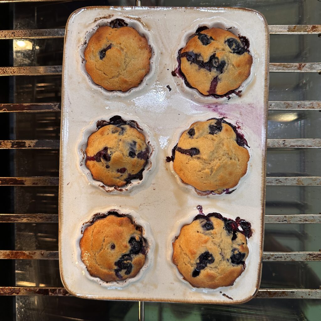 Sunday meal prep for families Lemon Blueberry Yogurt Muffins (with Kodiak Mix)