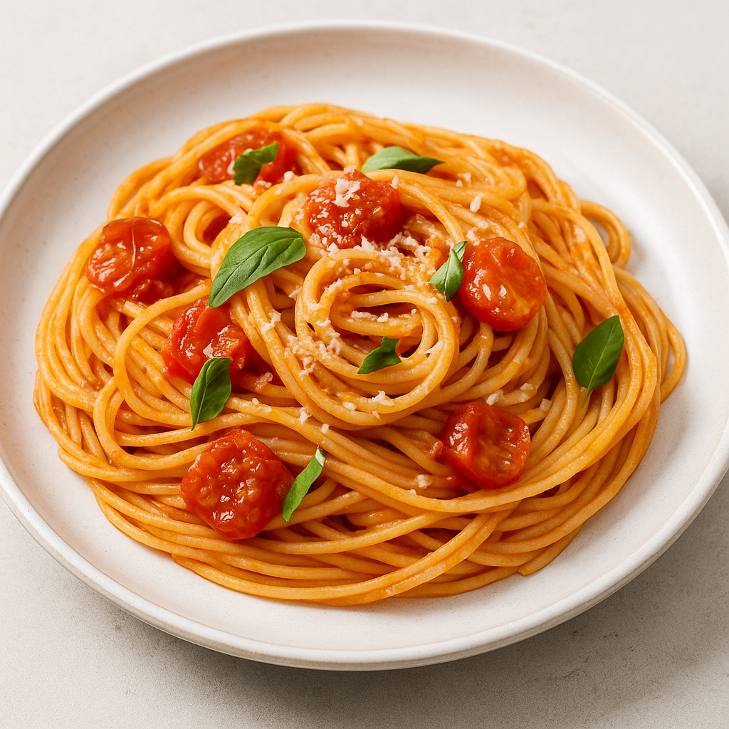 Spaghetti al Pomodoro with Basil