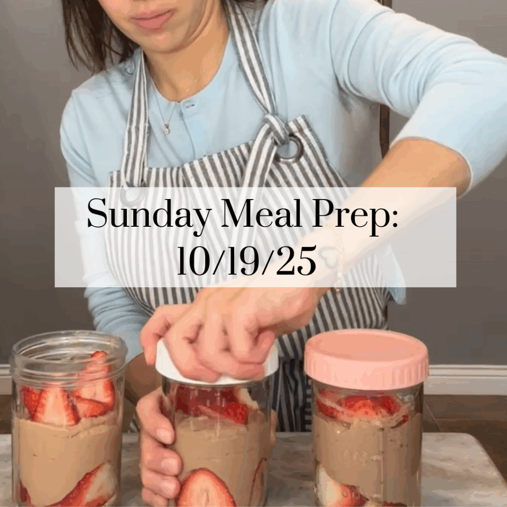 sunday meal prep