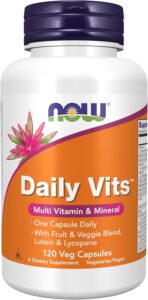 NOW Daily Vits multivitamin in my daily supplement routine as a dietitian