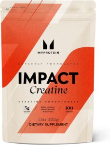 MyProtein creatine monohydrate in my daily supplement routine as a dietitian.