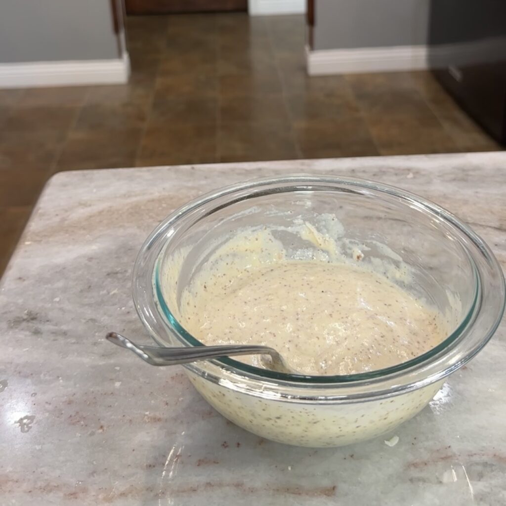 Homemade Greek yogurt Caesar dressing